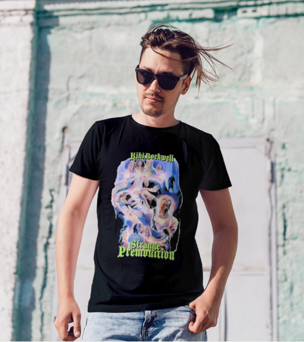 Kiki Rockwell Strange Premonition 80s Movie Retro Collage T-Shirt