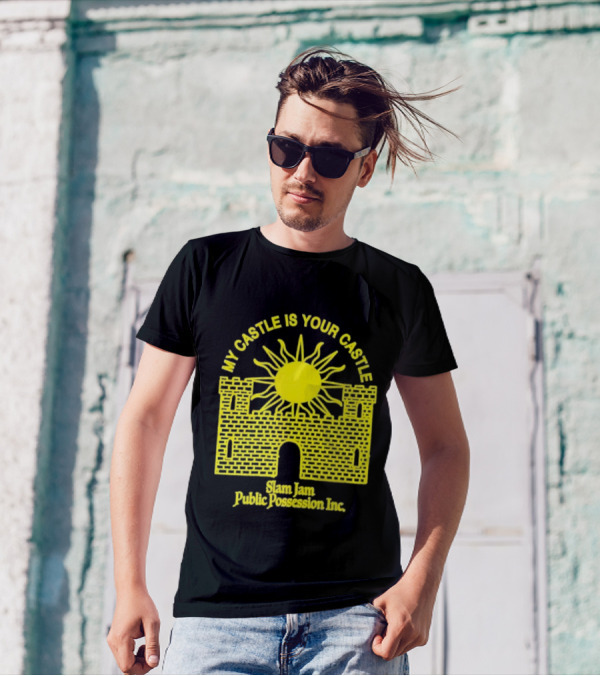 My Castle Is Your Castle Sun Design Slam Jam Public Possession Inc T-Shirt