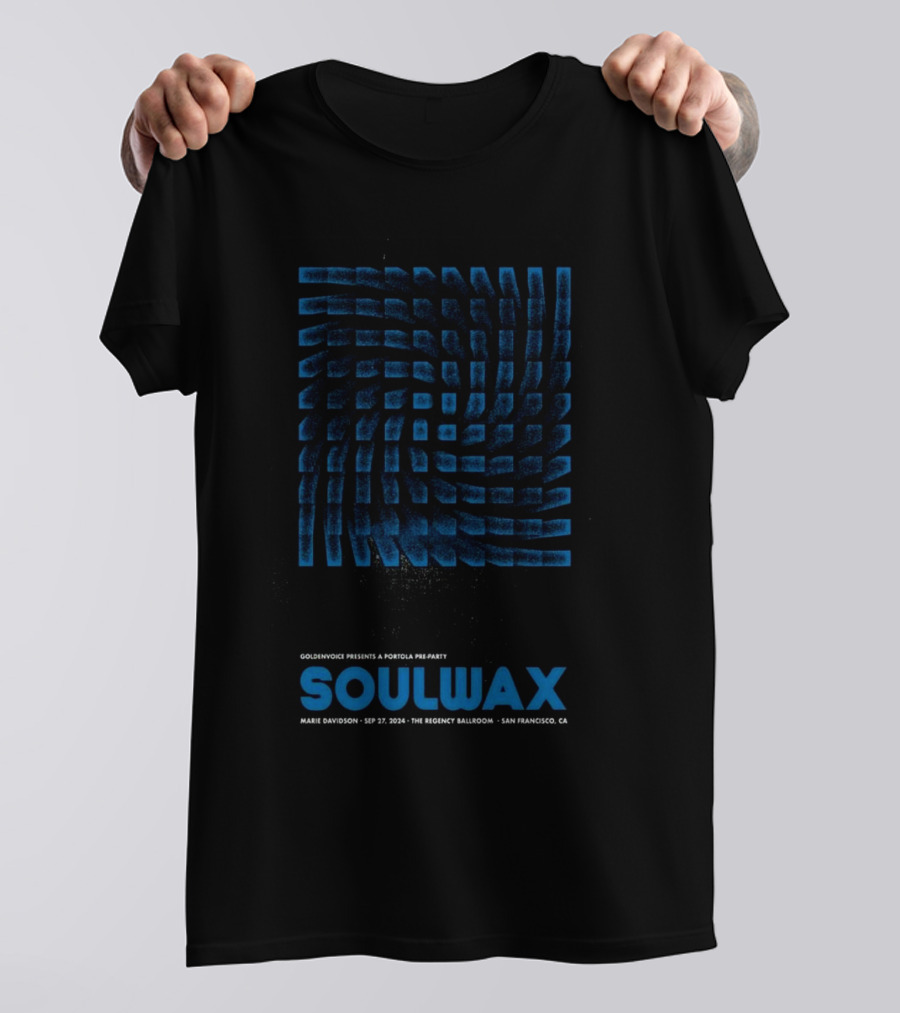 Soulwax Marie Davidson Sep 27 2024 The Regency Ballroom San Francisco CA Pre-Party T-Shirt