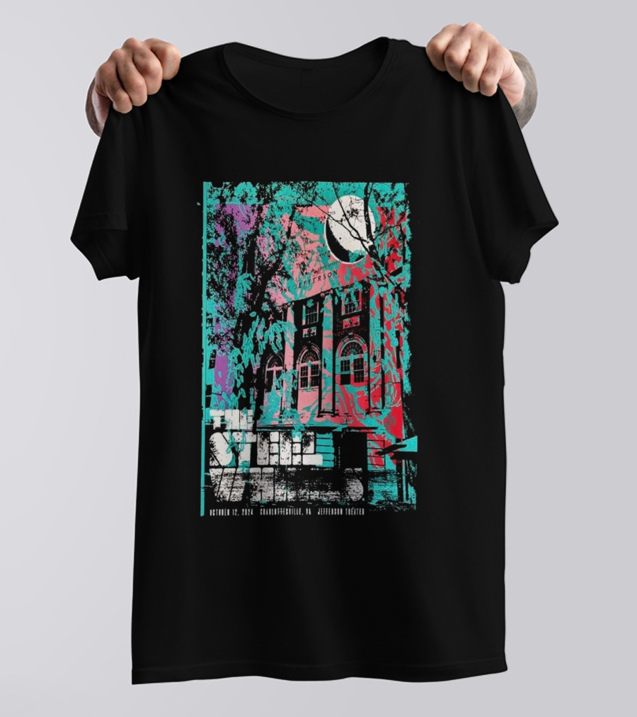 The Steel Wheels October 12 2024 Jefferson Theater Charlottesville VA Tour T-Shirt