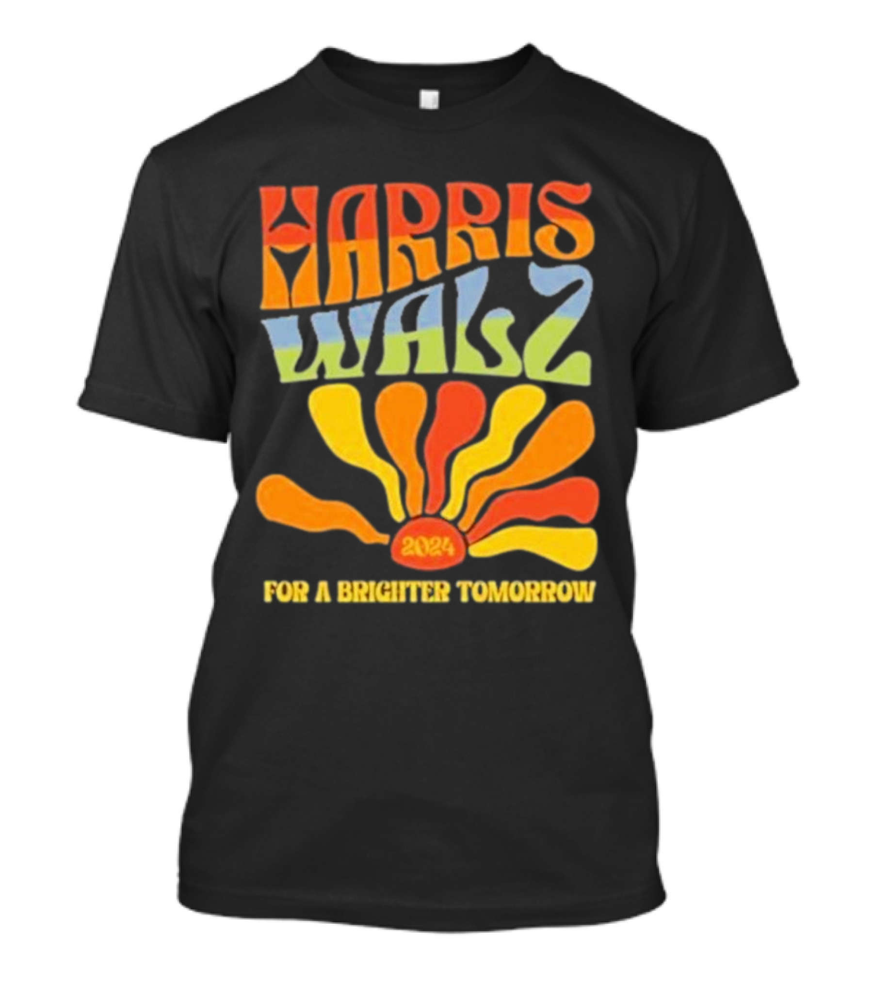 Harris Walz 2024 For A Brighter Tomorrow T-Shirt