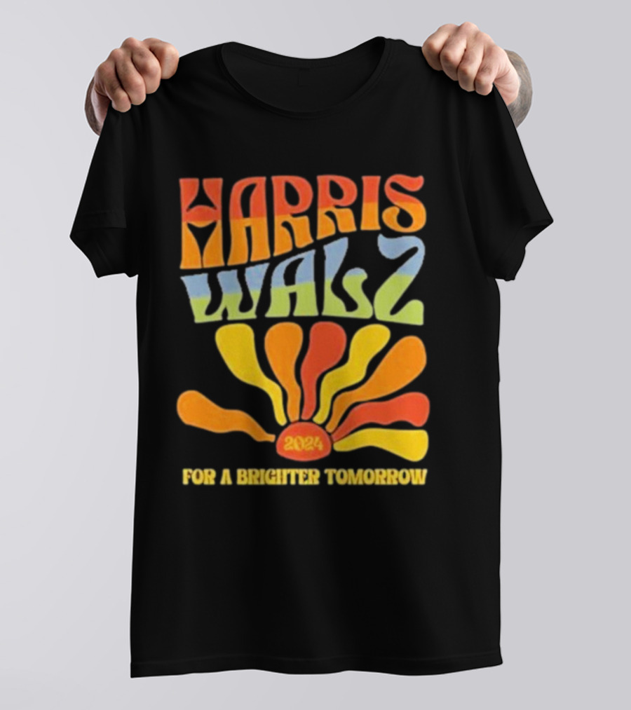 Harris Walz 2024 For A Brighter Tomorrow T-Shirt