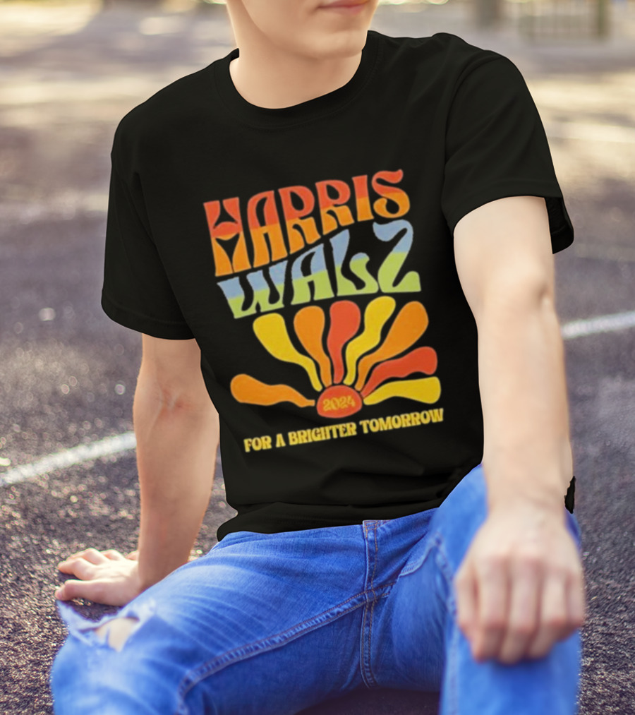 Harris Walz 2024 For A Brighter Tomorrow T-Shirt