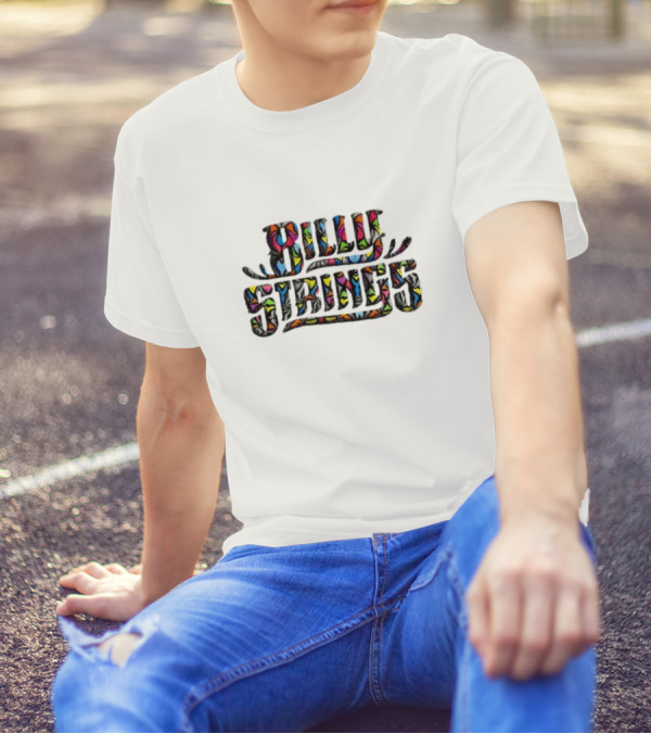 Billy Strings Vibrant Patterned T-Shirt