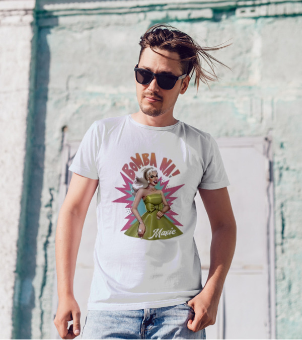 Bomba Na Maxie Vintage Style Pin-Up T-Shirt