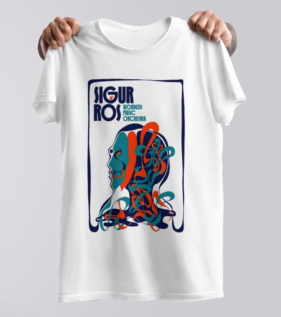 Sigur Rós Band Wordless Music Orchestra September 28 2024 Live In DPAC Durham NC Tour T-Shirt