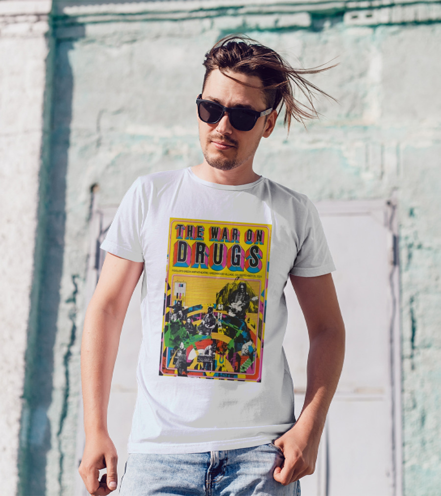 The War On Drugs Fiddlers Green Amphitheatre Greenwood Village CO September 28 2024 Tour T-Shirt