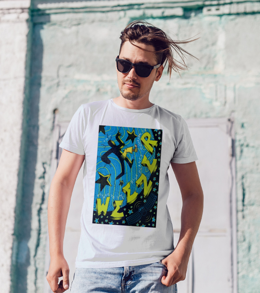 Weezer Houston September 28 2024 Blue Planet Toyota Center T-Shirt