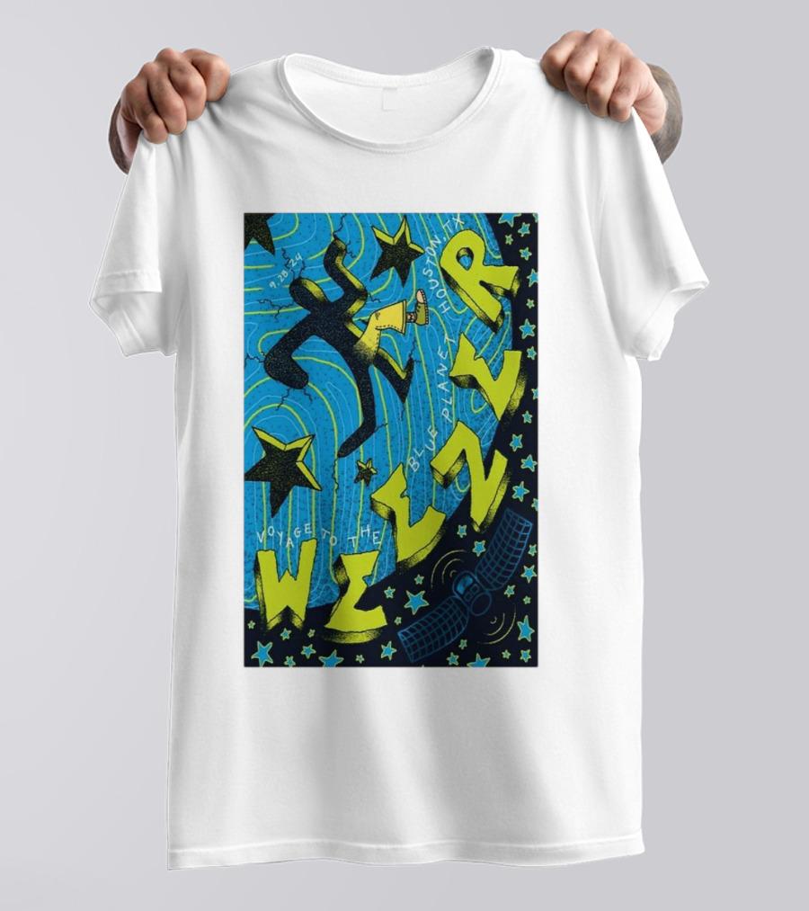 Weezer Houston September 28 2024 Blue Planet Toyota Center T-Shirt