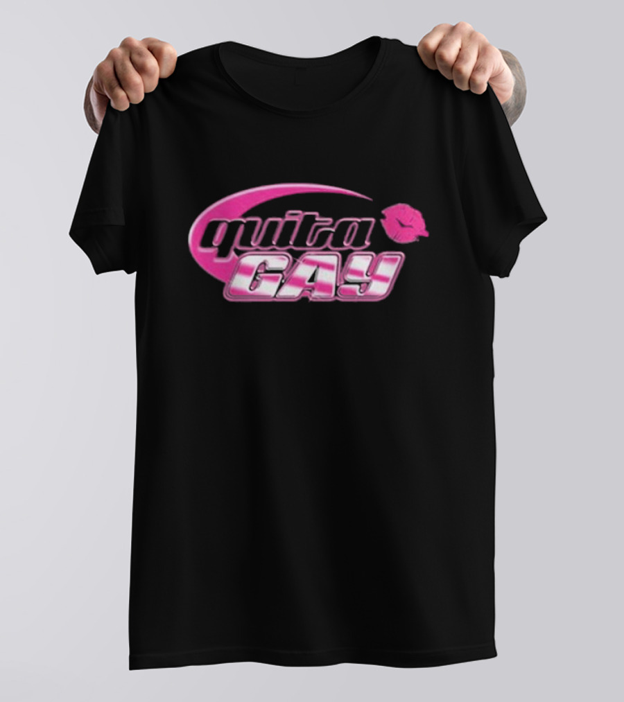 Chloe Vittu Quita Gay Pink Lip T-Shirt