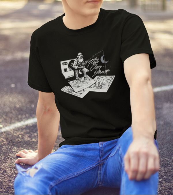 The Red Clay Strays October 1 2024 Brooklyn Ny Event Vinyl Fisherman Record Player Moon T-Shirt