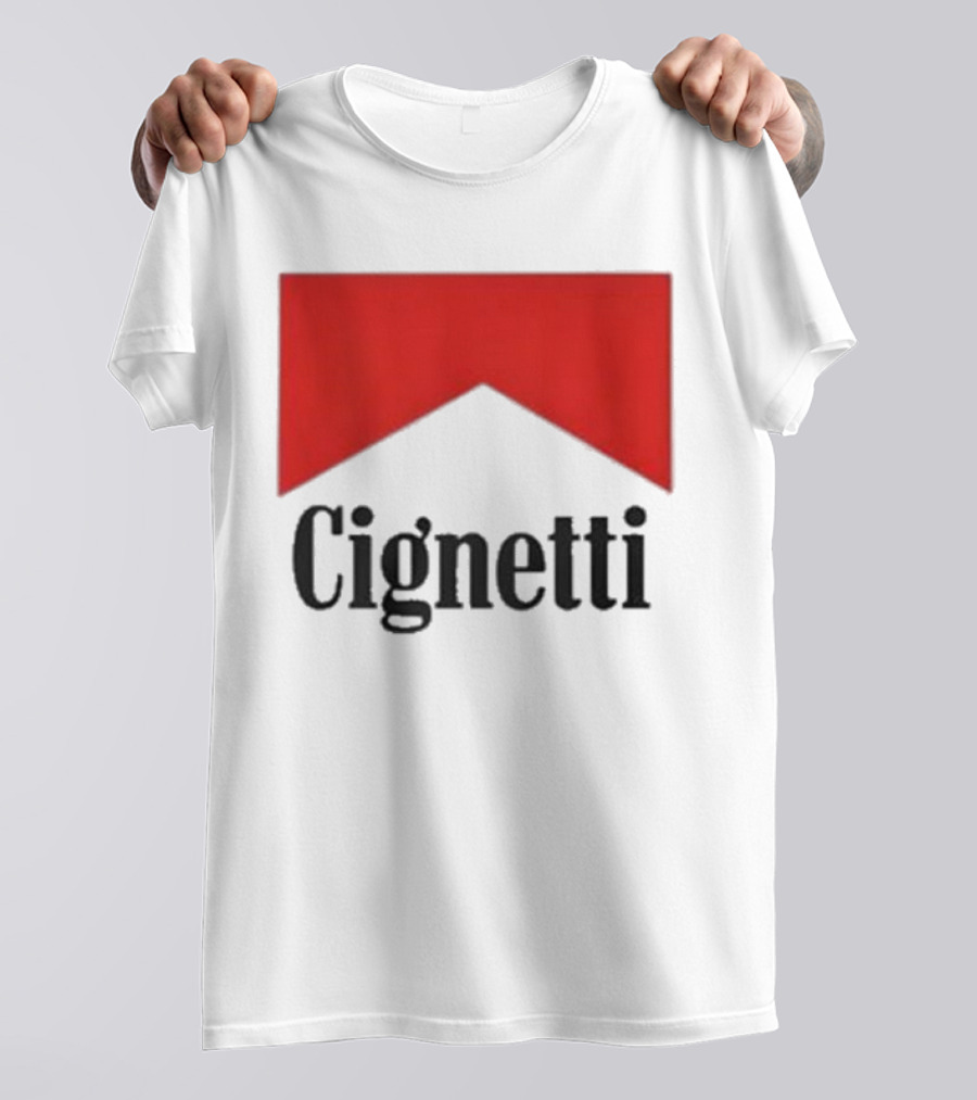 Cignetti Red Chevron Logo Design Joe Buck T-Shirt