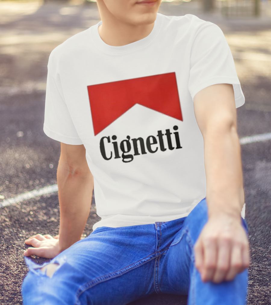 Cignetti Red Chevron Logo Design Joe Buck T-Shirt