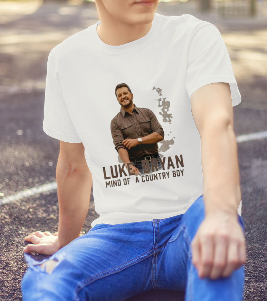 Luke Bryan Mind Of A Country Boy Music Icon Rustic Vibe T-Shirt