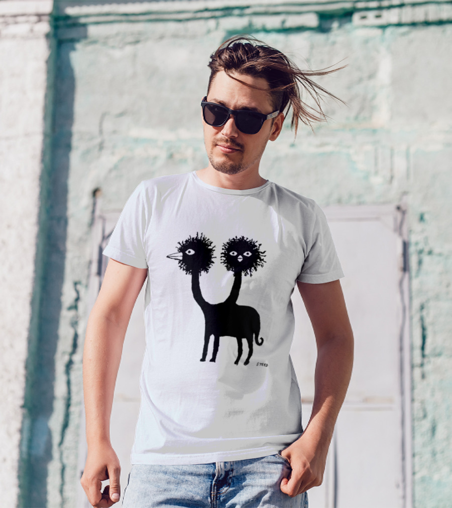 The New Yorker Ed Steed’s Two-Headed Fantasy Creature T-Shirt