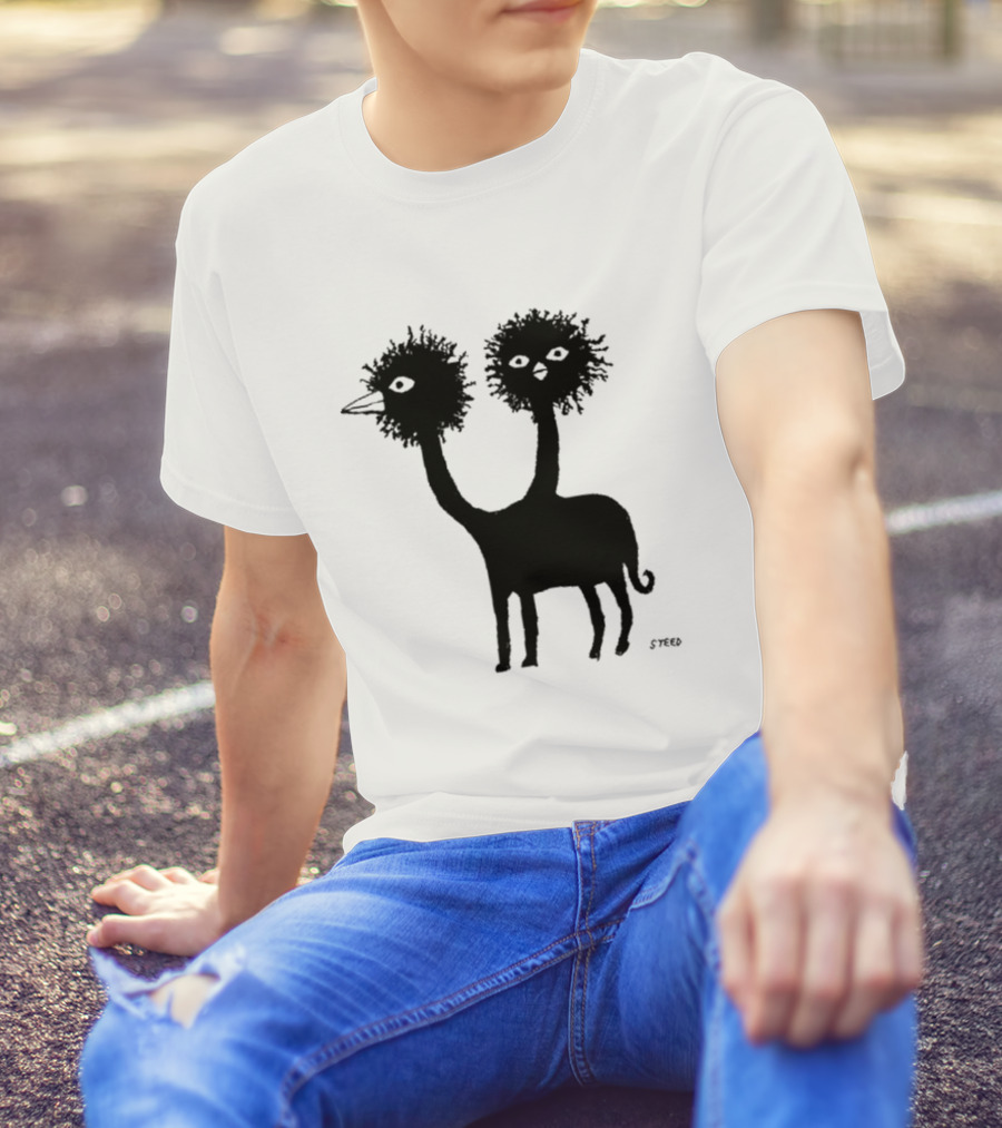 The New Yorker Ed Steed’s Two-Headed Fantasy Creature T-Shirt