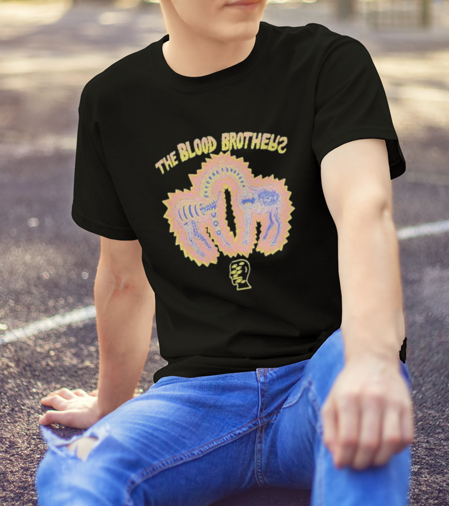 The Blood Brothers Brain Dead Collaboration Psychedelic T-Shirt