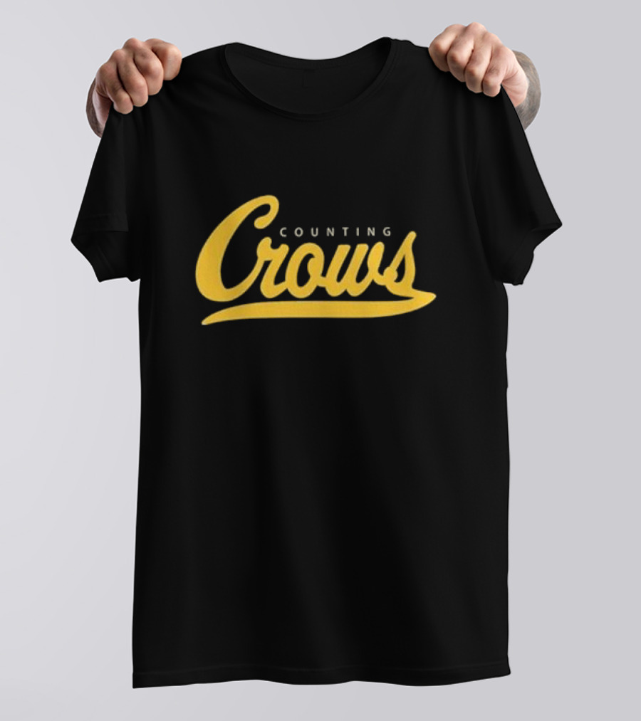 Counting Crows University Cursive Script T-Shirt