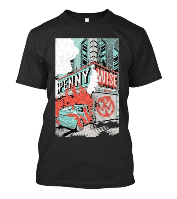 Pennywise Mohawk Austin Texas Show Oct 02 T-Shirt