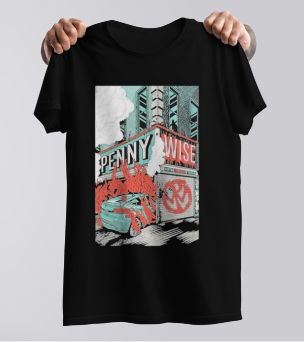 Pennywise Mohawk Austin Texas Show Oct 02 T-Shirt