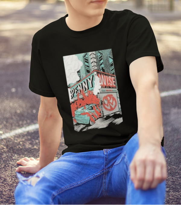 Pennywise Mohawk Austin Texas Show Oct 02 T-Shirt