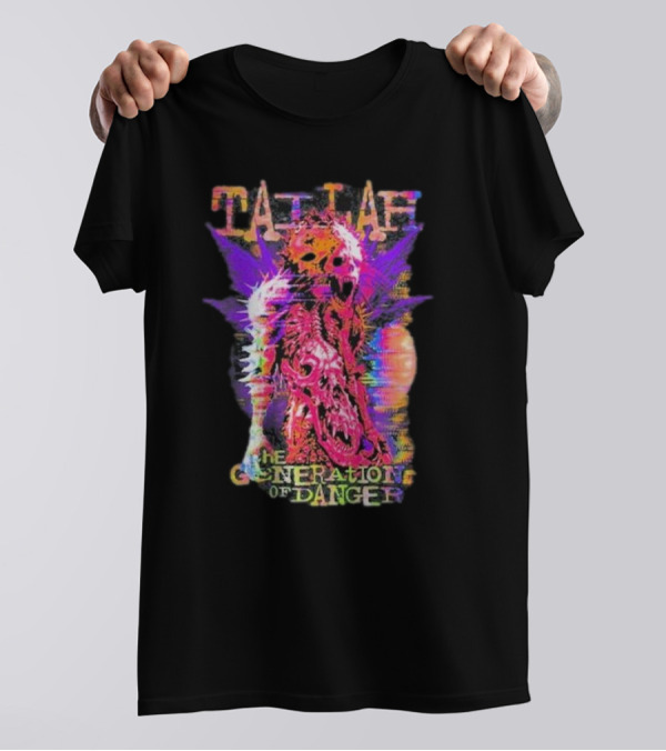 Tallah The Generation Of Danger Nomad Vibrant Skull Warrior T-Shirt