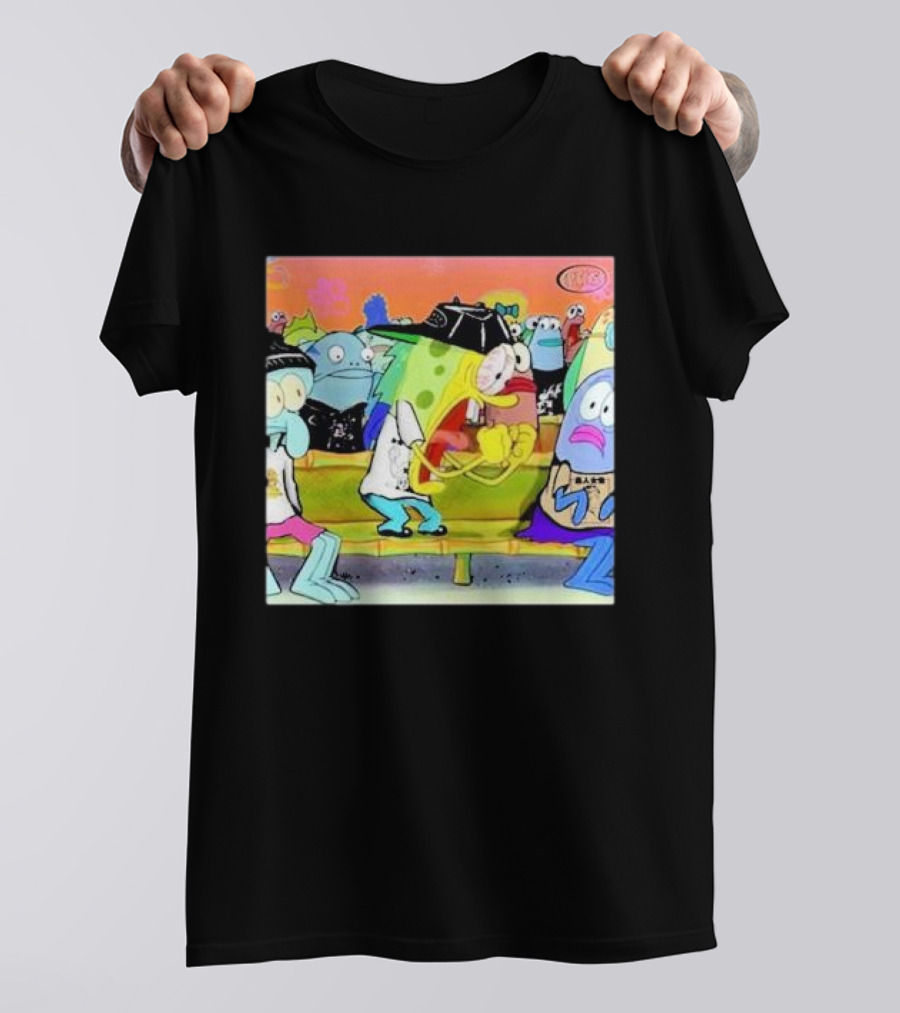 Zaynah Bear PWC Spongebob Yelling Meme T-Shirt
