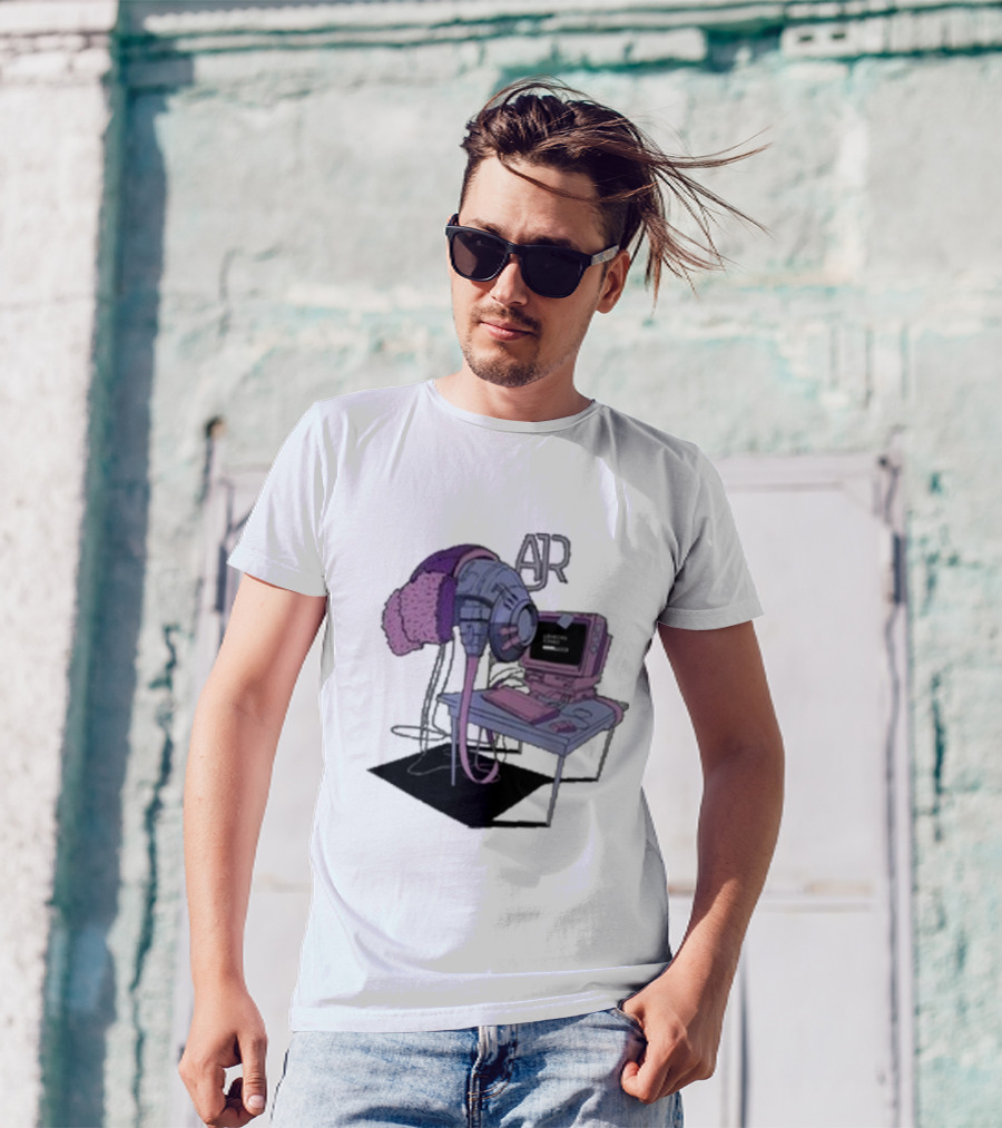 AJR Loading Songs Concert Retro Computer Setup T-Shirt