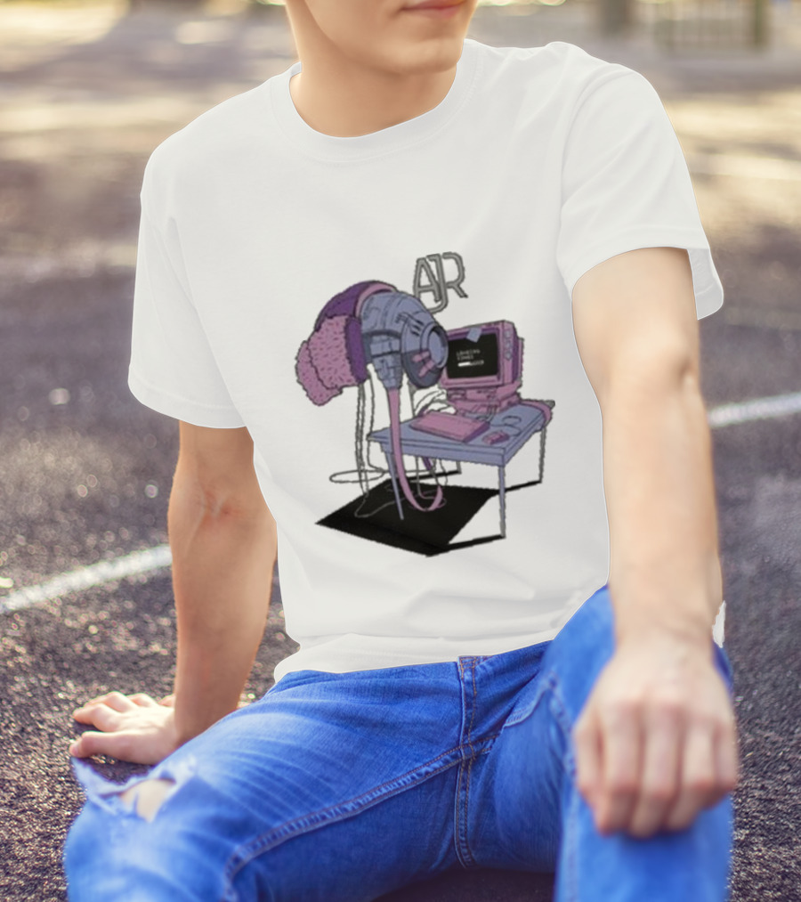 AJR Loading Songs Concert Retro Computer Setup T-Shirt
