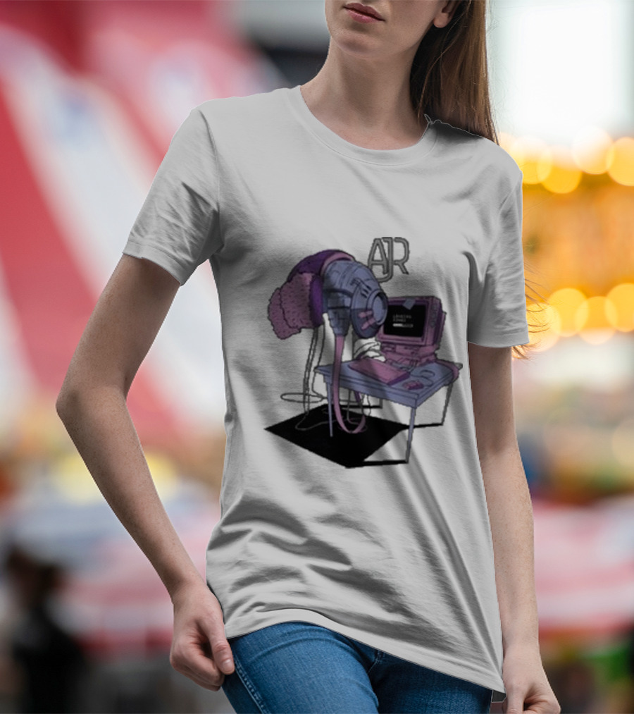 AJR Loading Songs Concert Retro Computer Setup T-Shirt