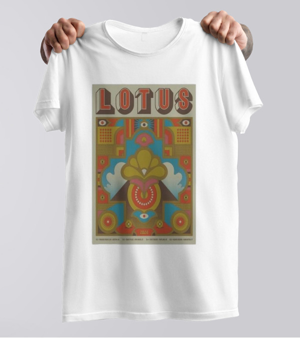 Lotus 2024 Fall Tour Boulder Asheville Charlotte Columbus T-Shirt
