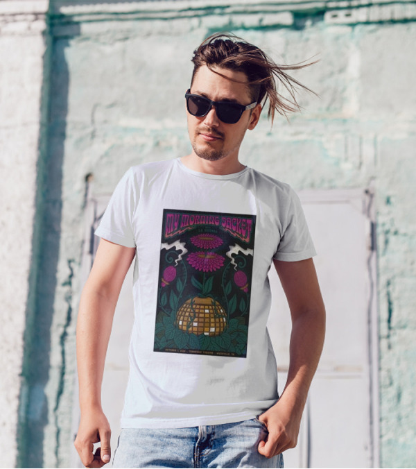 My Morning Jacket S.G. Goodman October 1 2024 Tennessee Theatre Knoxville TN Floral Disco Ball T-Shirt