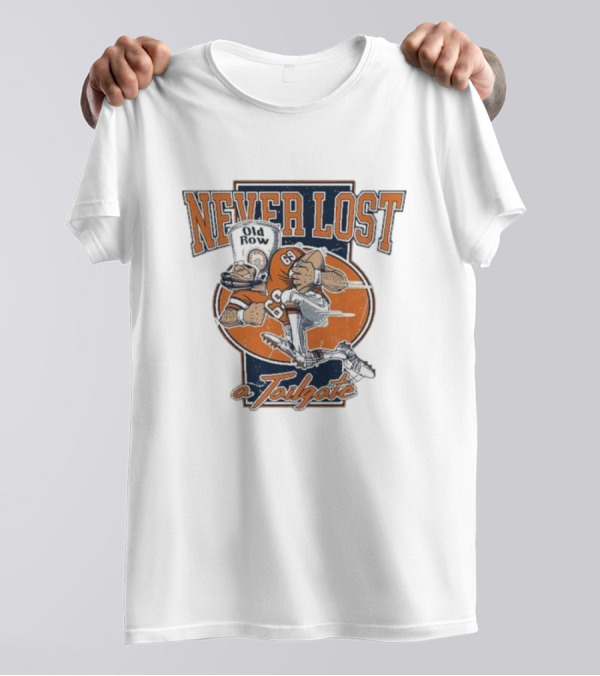 Never Lost Old Row Football Tailgate Big Orange 63 T-Shirt
