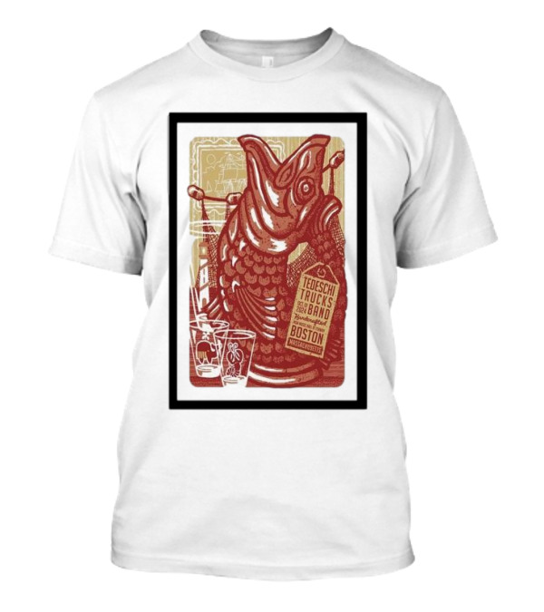 Tedeschi Trucks Band Oct 1 2024 MGM Music Hall Boston Fish T-Shirt