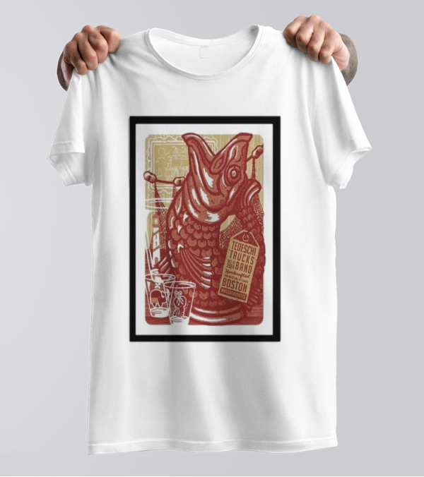 Tedeschi Trucks Band Oct 1 2024 MGM Music Hall Boston Fish T-Shirt