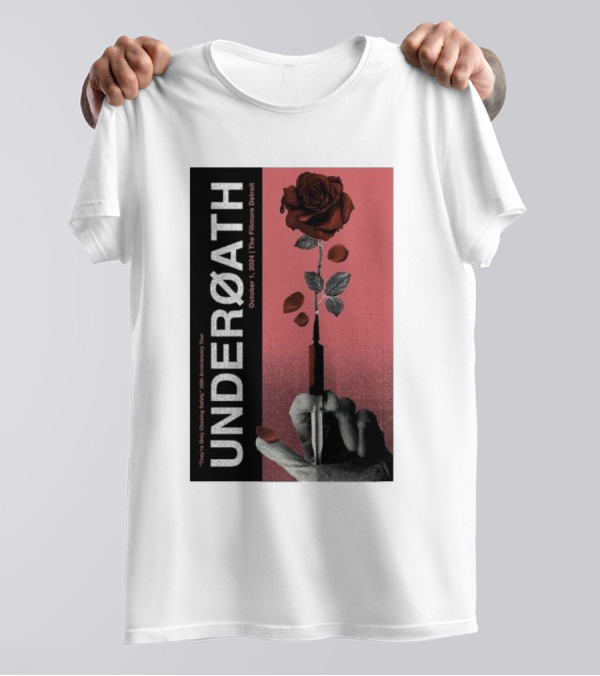 UNDEROATH Voyeurist Tour Oct 1 2024 The Fillmore Detroit T-Shirt