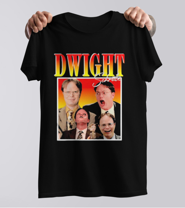 DWIGHT Schrute Michael Scott Iconic Moments Collage T-Shirt