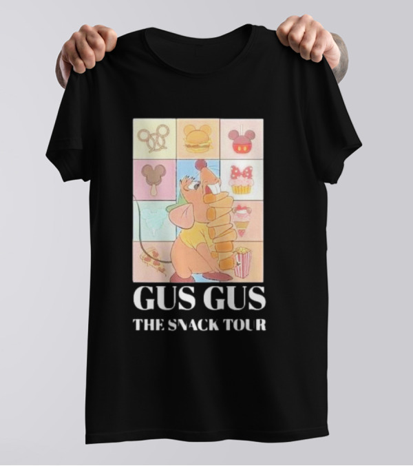 Gus Gus The Snack Tour Cinderella Iconic Snacks Look T-Shirt