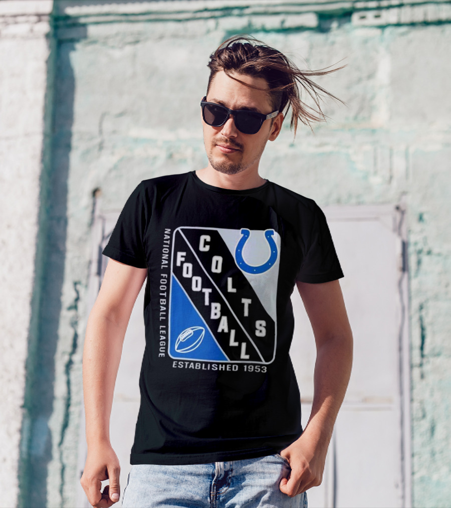 NATIONAL FOOTBALL LEAGUE COLTS FOOTBALL ESTABLISHED 1953 T-Shirt