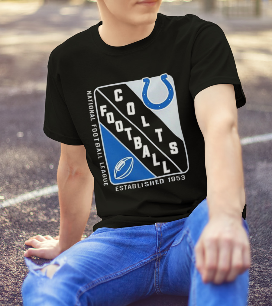 NATIONAL FOOTBALL LEAGUE COLTS FOOTBALL ESTABLISHED 1953 T-Shirt
