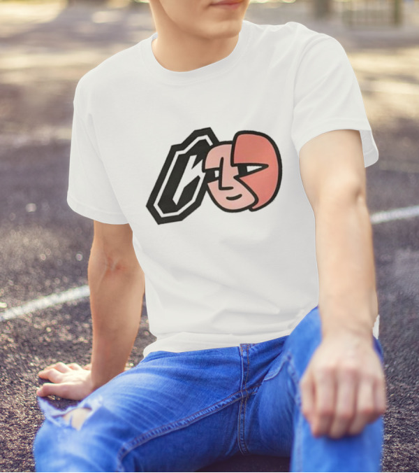 Collective Bikes X Lorem Iconic Face And Abstract Shape T-Shirt