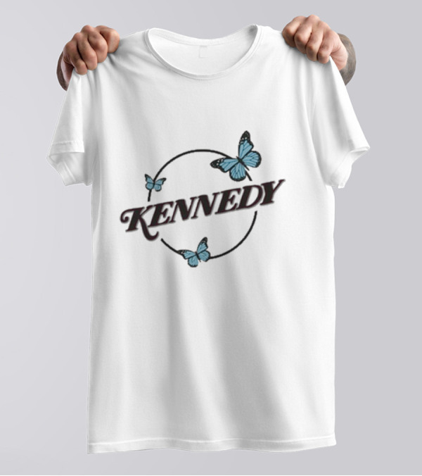 Kennedy Butterfly 2024 Blue Circle T-Shirt