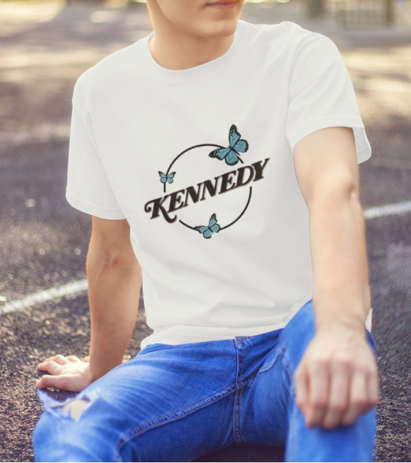 Kennedy Butterfly 2024 Blue Circle T-Shirt