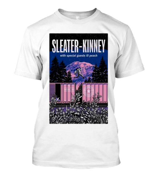 Sleater-Kinney With Special Guests Ill Peach Oct 06 2024 Tacoma WA T-Shirt