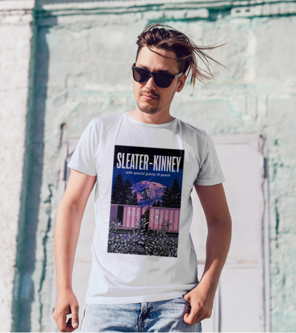 Sleater-Kinney With Special Guests Ill Peach Oct 06 2024 Tacoma WA T-Shirt