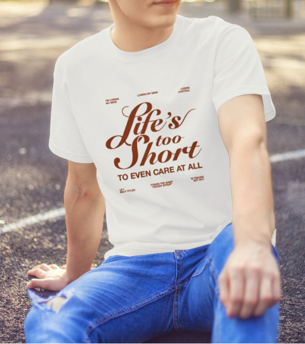 Life's Too Short Young The Giant Cough Syrup Losing My Mind Control Self-Titled 12 Tracks Est. 2011 T-Shirt