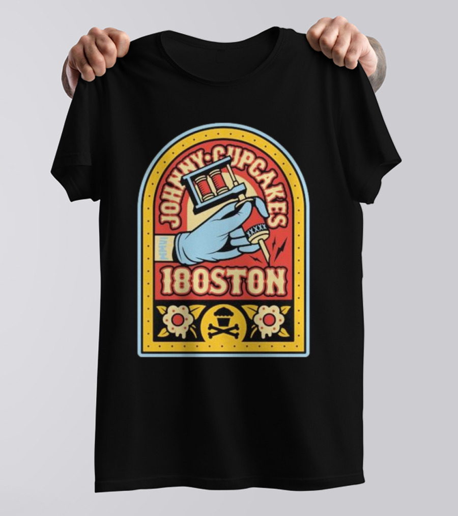 Johnny Cupcakes Tattoo 18 Boston Anniversary T-Shirt