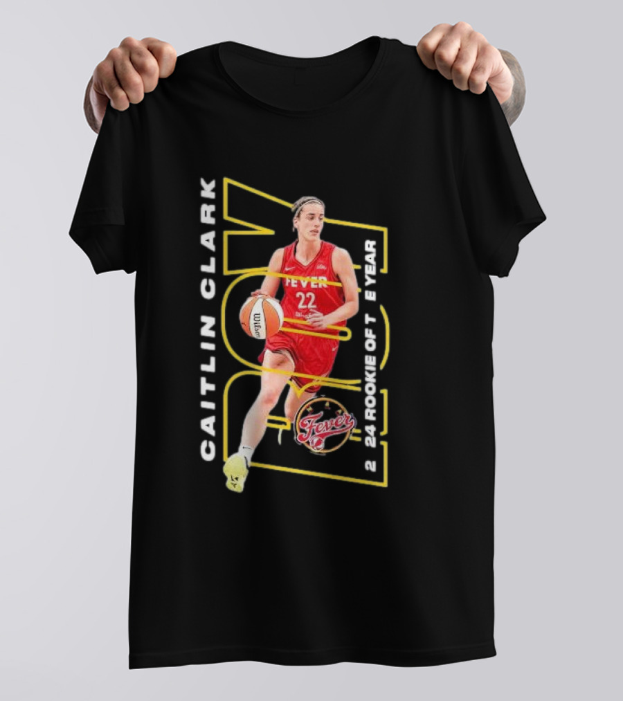 Caitlin Clark Indiana Fever 2024 Rookie Of The Year T-Shirt