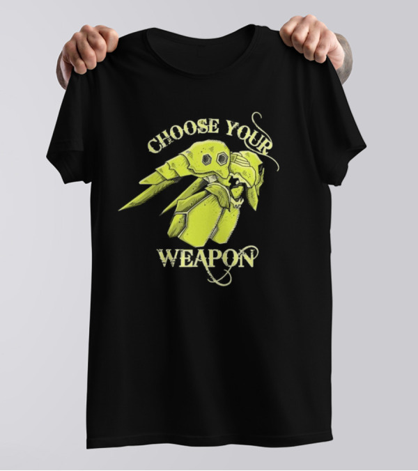 Choose Your Weapon Final Fantasy Cactuar Weaponry T-Shirt