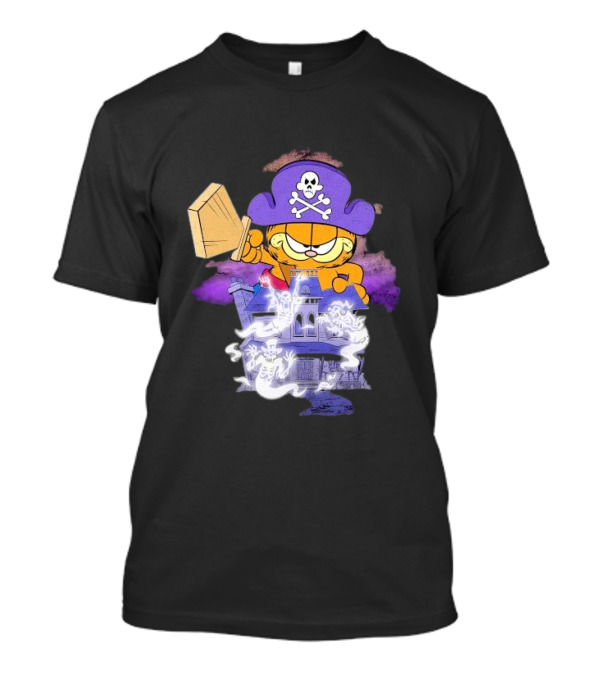 Garfield's Halloween Adventure Pirate Ghost House T-Shirt
